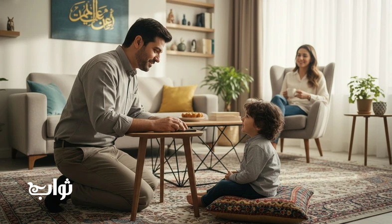 حضور موثر پدر فراتر از حمایت مالی در خانواده ایرانی؛ مجله ثواب