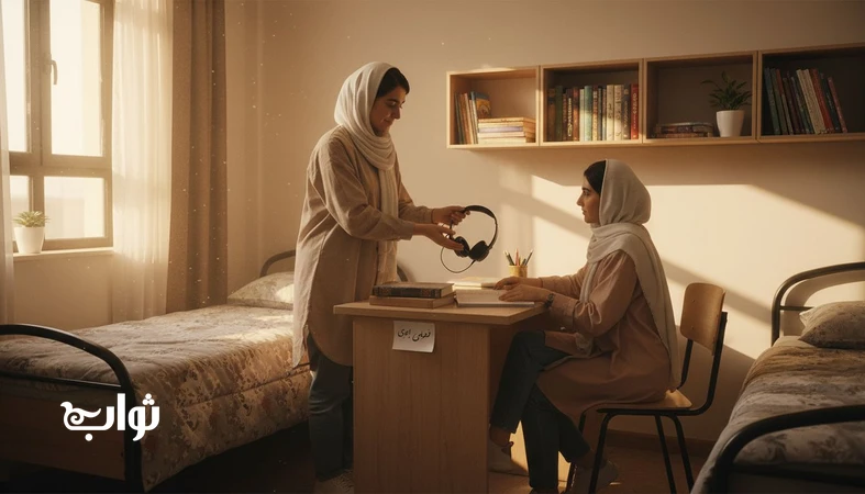 زیست دانشجویی سالم در خوابگاه؛ رعایت حریم و احترام بین هم‌اتاقی‌ها در فضای مشترک - مجله ثواب