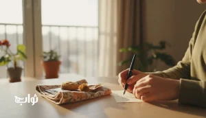 مهربانی در سکوت در خانه؛ دست های یک جوان ایرانی در حال انجام یک کار خیر کوچک بدون شاهد برای مجله ثواب