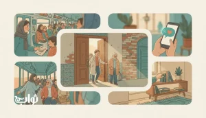 تصویر مفهوم ثواب کوچک اما مداوم و ساخت عادت های انسانی در زندگی شلوغ، در فضای شهری و خانه؛ مجله ثواب