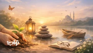 معنای ثواب در زندگی روزمره با نیت و کارهای کوچک؛ تصویر مفهومی برای مجله ثواب